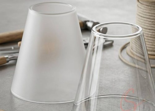 conical glass lamp shades factory