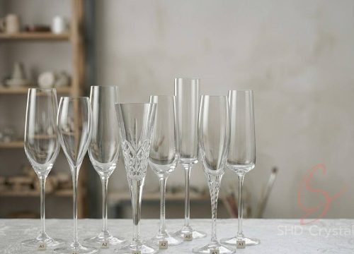 crystal champagne glass factory