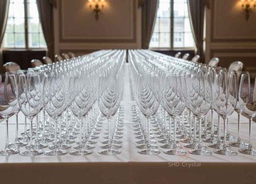 crystal flute champagne glasses