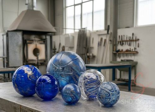 crystal glass basketball ODM