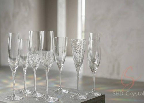 crystal glass champagne flute ODM