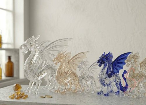 crystal glass dragon ODM