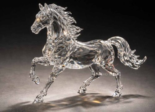 crystal glass horse OEM