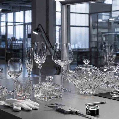 crystal glass inspection process