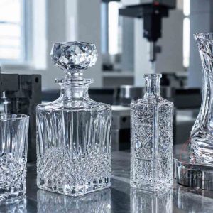 crystal glass molding process