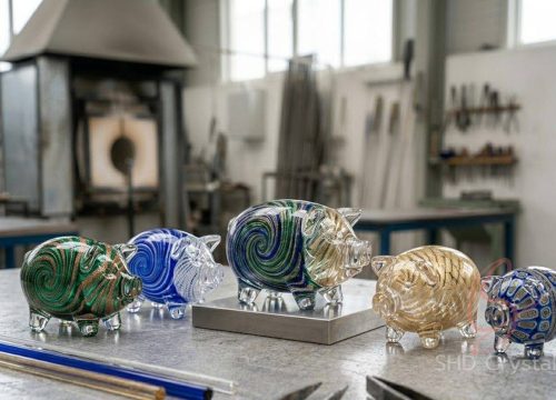crystal glass pig ODM