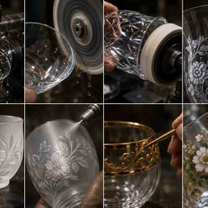 crystal glass surface finishing