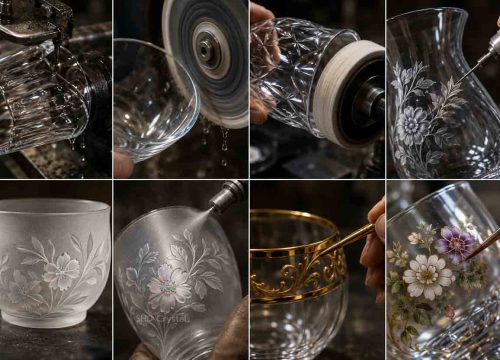 crystal glass surface finishing