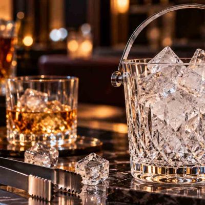 crystal ice bucket design