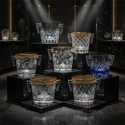 crystal ice bucket manufacturer