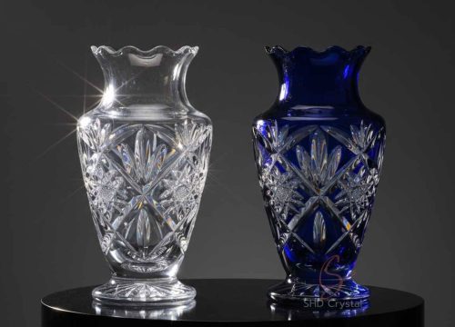 crystal vase carving