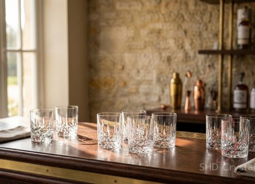 crystal whiskey glasses