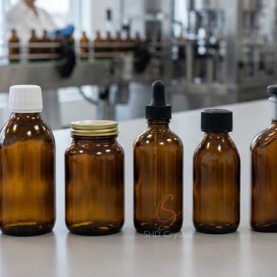 custom brown medicine bottles