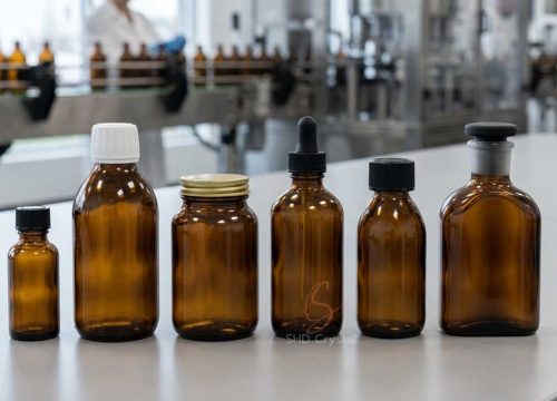 custom brown medicine bottles