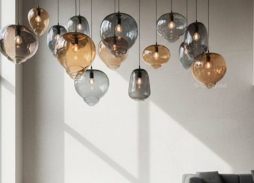 custom colored glass lamp shades