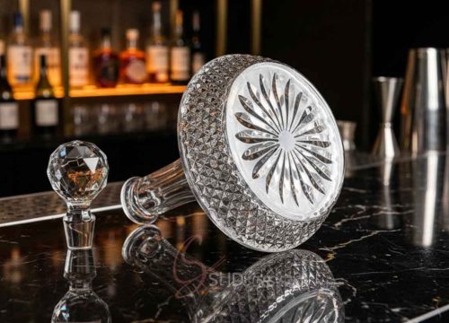 custom crystal glass wineware