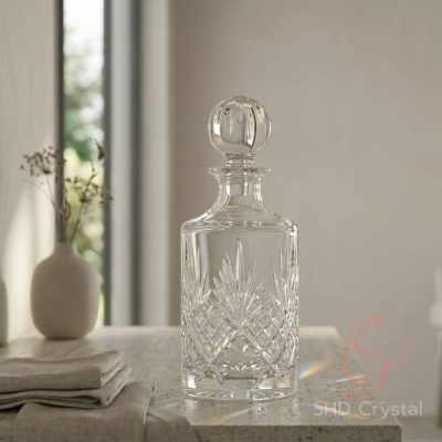 custom crystal whiskey decanter