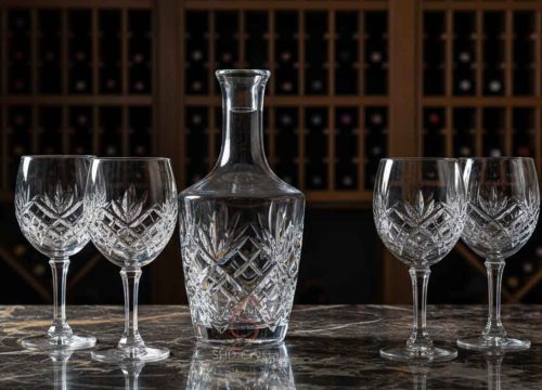 custom crystal wineware