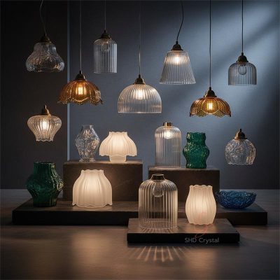 custom glass lampshades