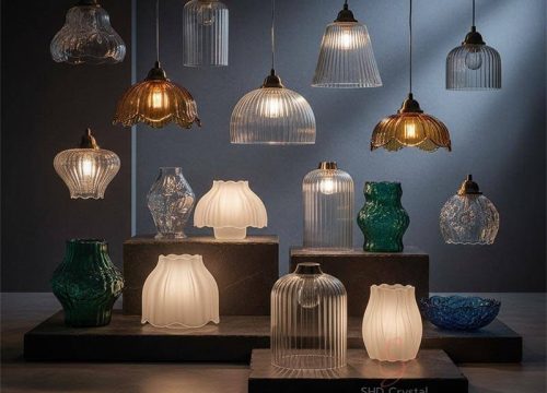 custom glass lampshades