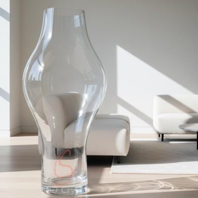 custom large glass vase