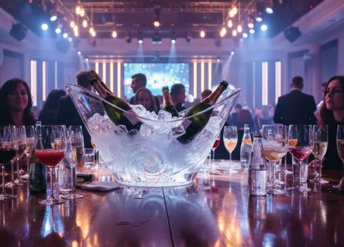 custom party ice bucket