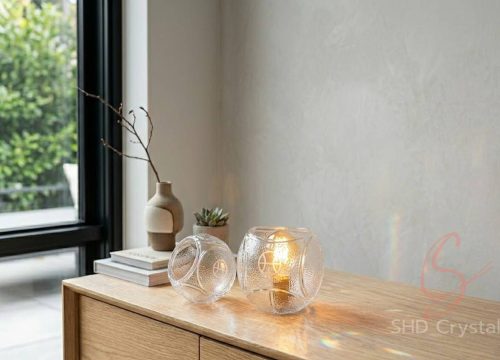 custom spherical glass lampshades