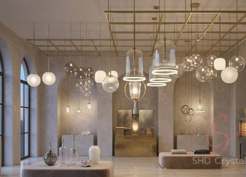 custom suspended glass production