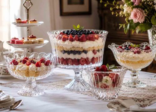 custom trifle bowl
