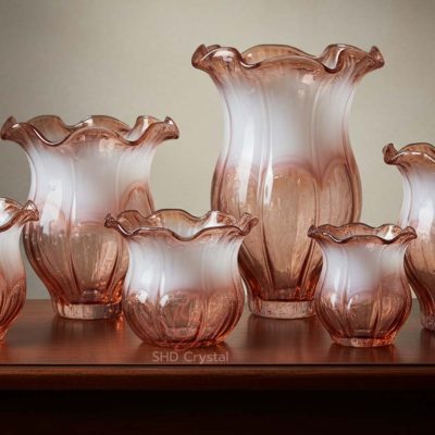 custom tulip glass lamp shades