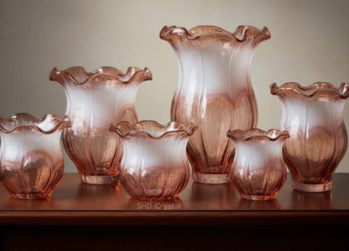 custom tulip glass lamp shades