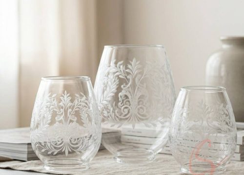 custom tulip glass lampshades