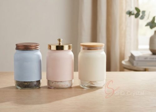 decorative glass jar