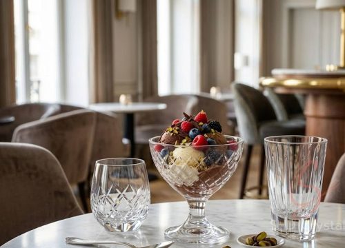 dessert serving glassware