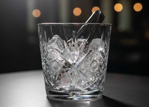 diamond-cut ice buckets process
