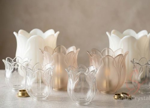 floral glass shade manufacturing