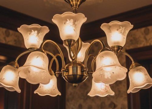 flower bud glass lamp shades factory