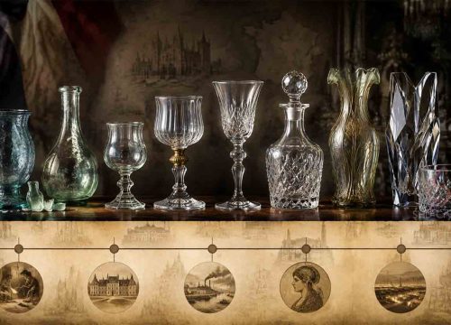 french crystal glass history
