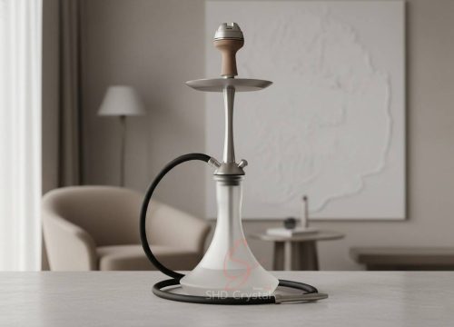 frosted crystal hookah