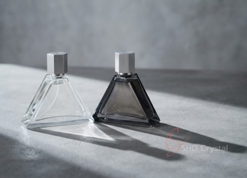geometric perfume bottle