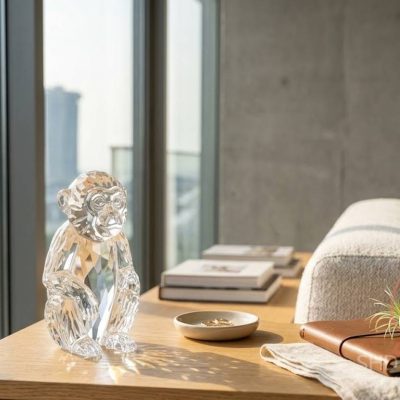 glass figurine sets for corporate