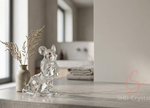 glass figurine sets for interior design