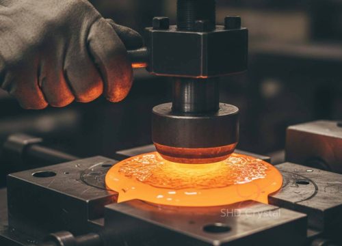 glass hot press forming