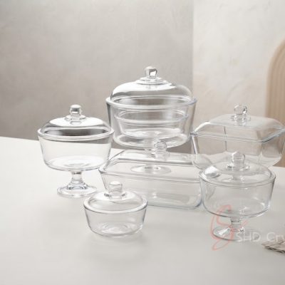 glass serveware factory