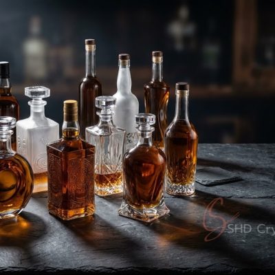 glass whiskey bottle