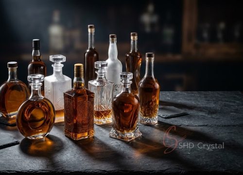 glass whiskey bottle
