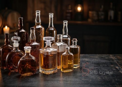 glass whiskey bottle