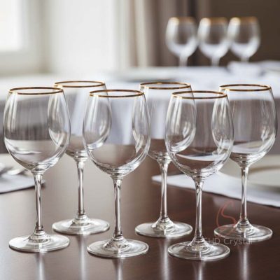 gold-painted wineware manufacturers