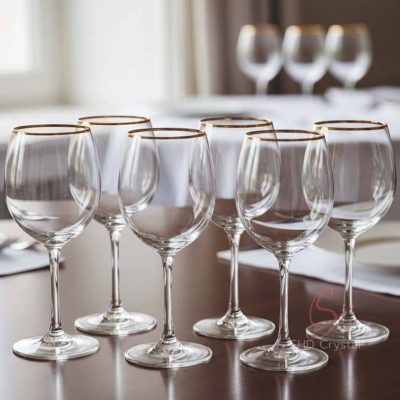 gold-painted wineware manufacturers