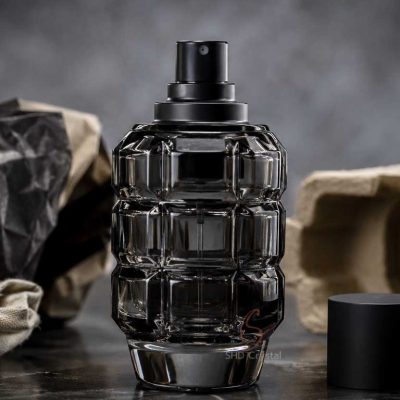 grenade shaped cologne bottle OEM